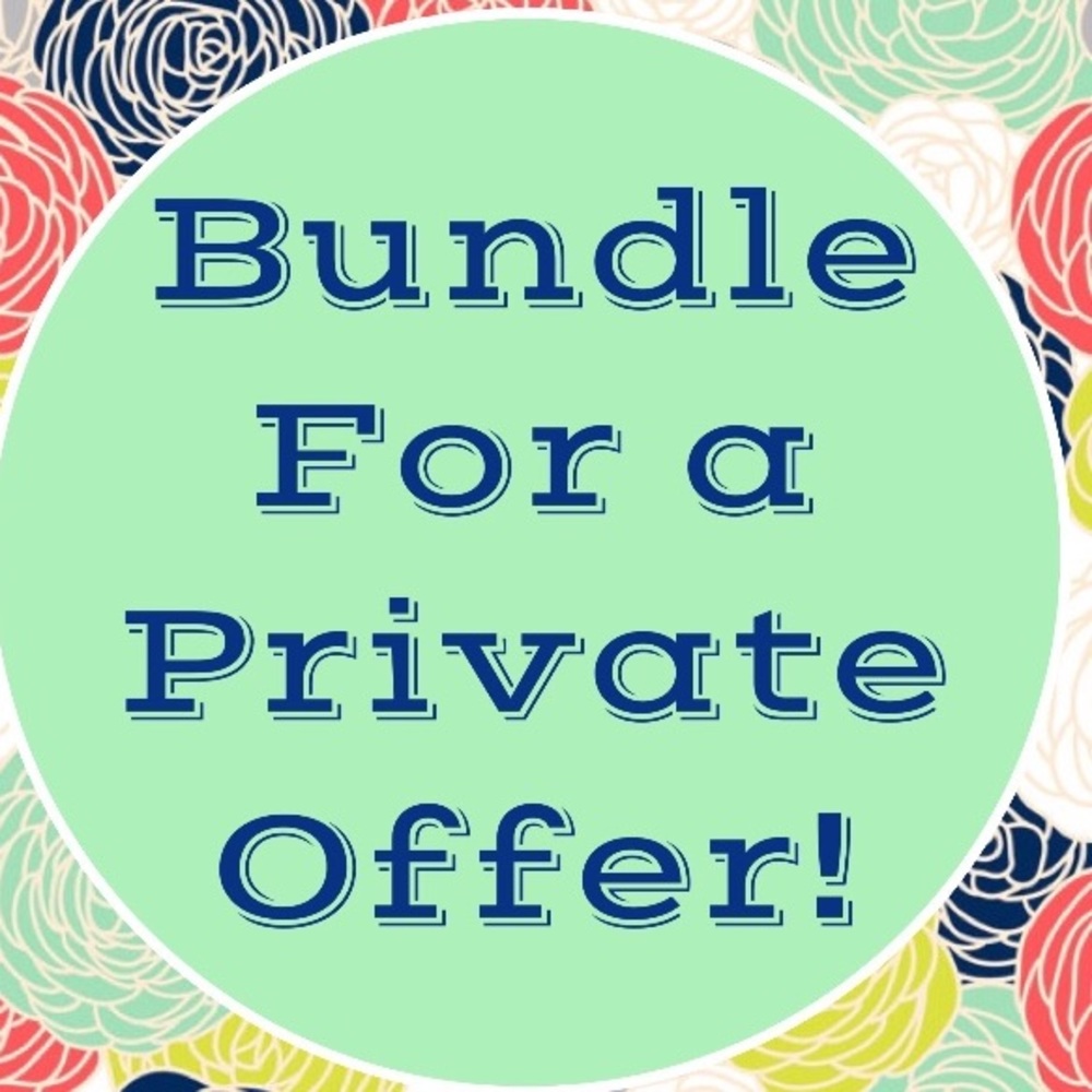 Bundle and Offer? WHY NOT TRY SEE IF ITS WORKS